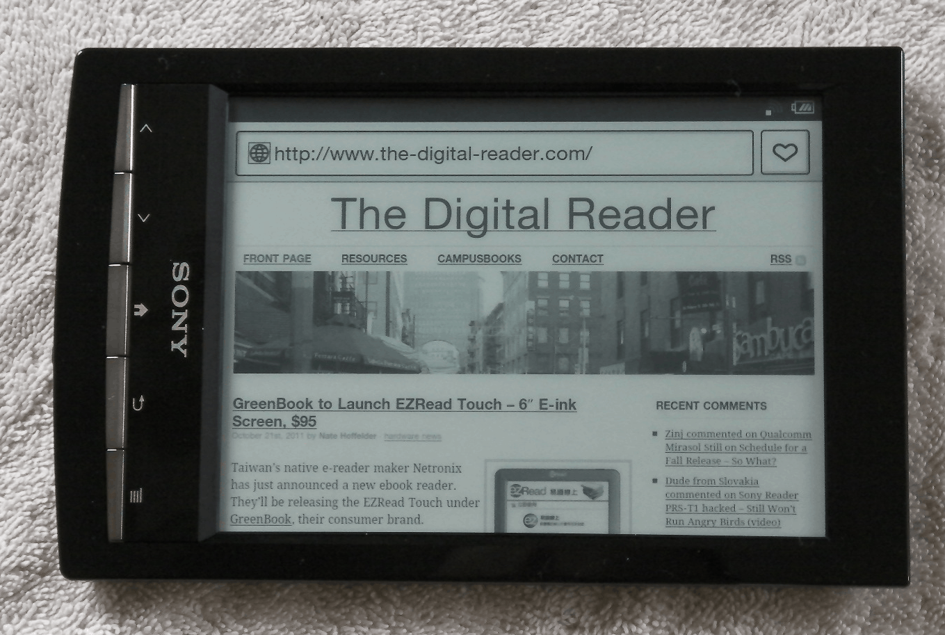 Sony Ebook Reader Prs-t2 Hack