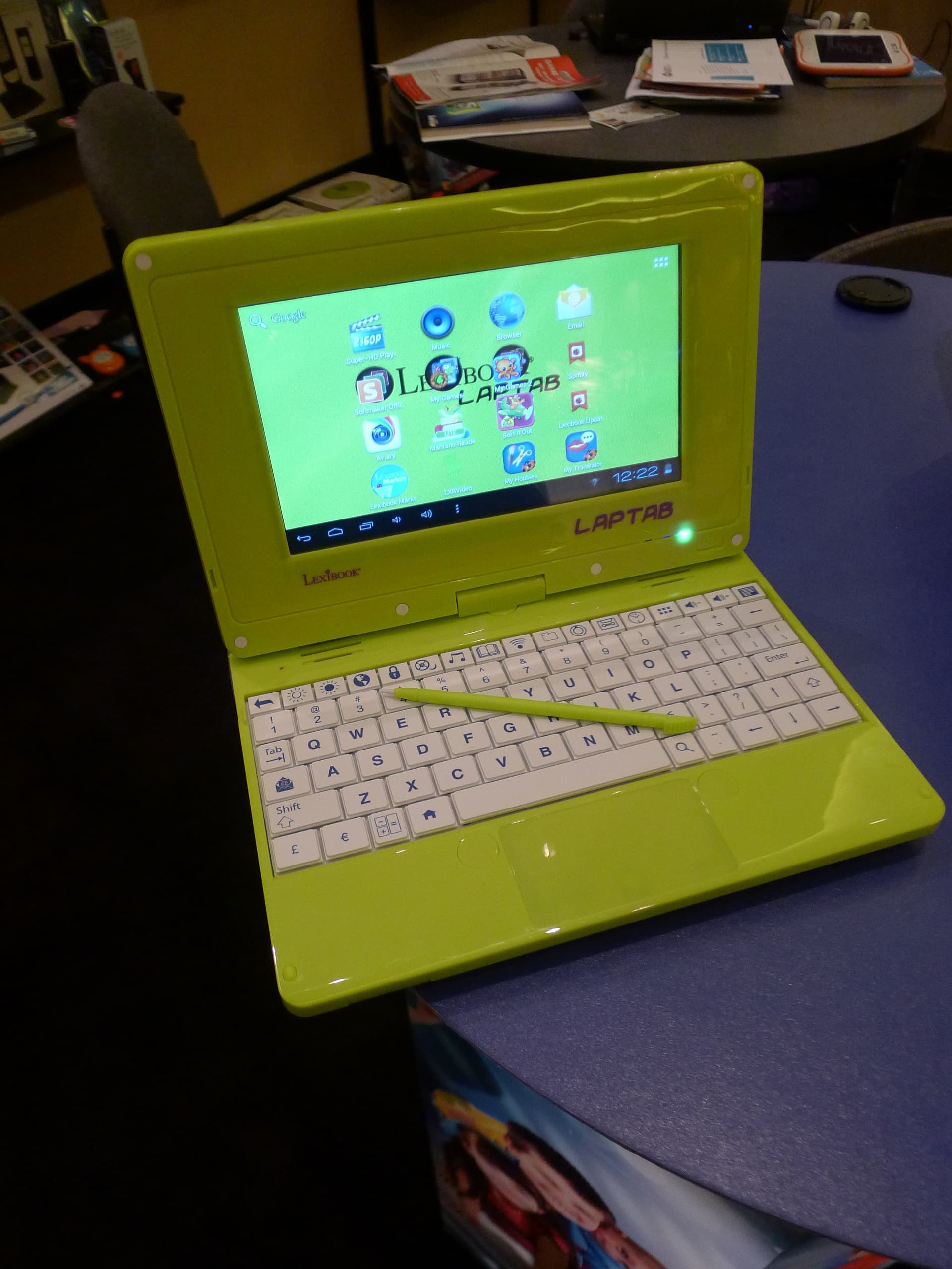 Lexibook Laptab is an Android tablet, notebook, kids computer - Liliputing
