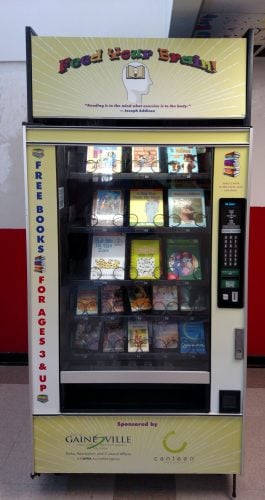 gainesville florida book vending machine